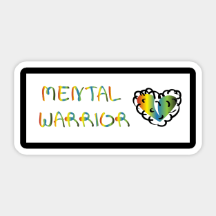 Mental Health Warrior Sticker